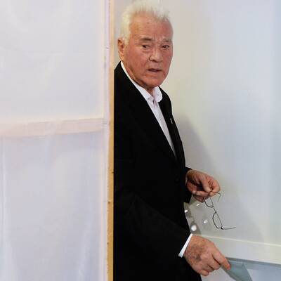 Hier wählt Frank Stronach