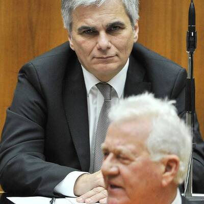 Abschiedsrede im Parlament