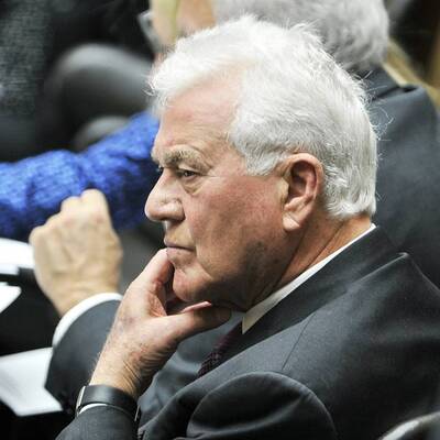 Abschiedsrede im Parlament