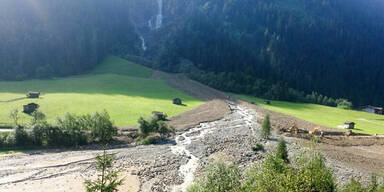 Schweres Unwetter im Tiroler Stubaital