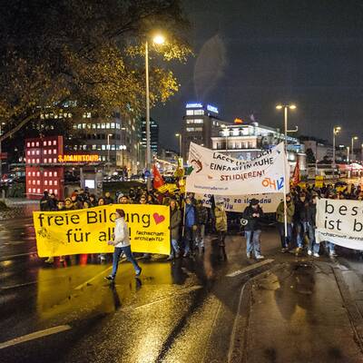 Studenten legen Wien lahm