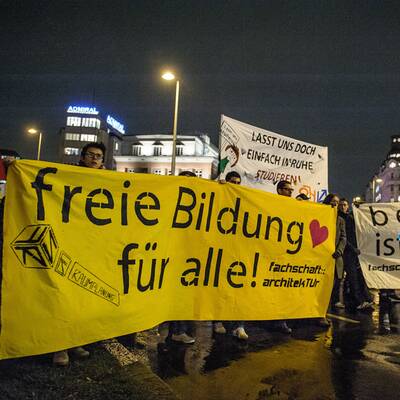Studenten legen Wien lahm