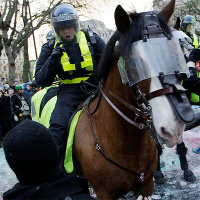 Studentenproteste in London