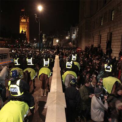 Studentenproteste in London