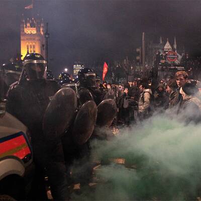 Studentenproteste in London