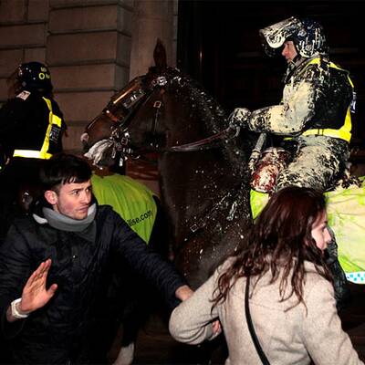 Studentenproteste in London