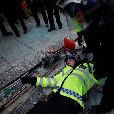 Studentenproteste in London