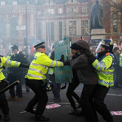 Studentenproteste in London