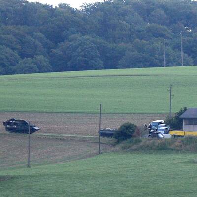 Auch Helikopter kommen zum Einsatz