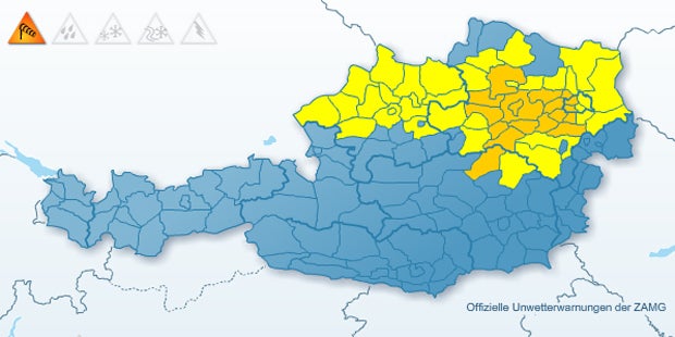 Sturmtief wütet weiter mit 100 km/h