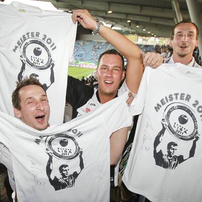 So siegessicher geben sich die Sturm-Fans