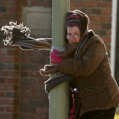 Sturm fegt über England