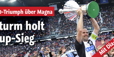 Sturm Graz zum vierten Mal Cupsieger