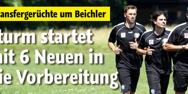 Sturm startet in Saison-Vorbereitung