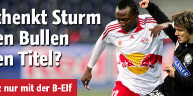 Schenkt Sturm den Bullen den Titel?