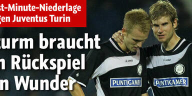 Sturm braucht im Rückspiel ein Wunder