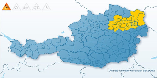 Sturmwarnung bis Montag