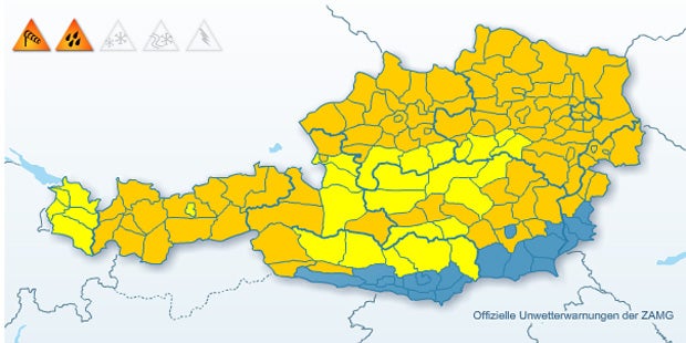 Föhnsturm bringt Frühlings-Wetter