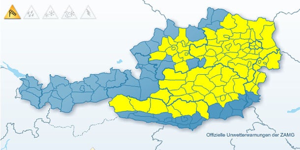 Kälteeinbruch bringt Sturmböen