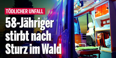 58-Jähriger stirbt nach Sturz im Wald