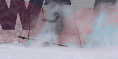 Erster Streif-Schockmoment: Cochran-Siegle st&uuml;rzt