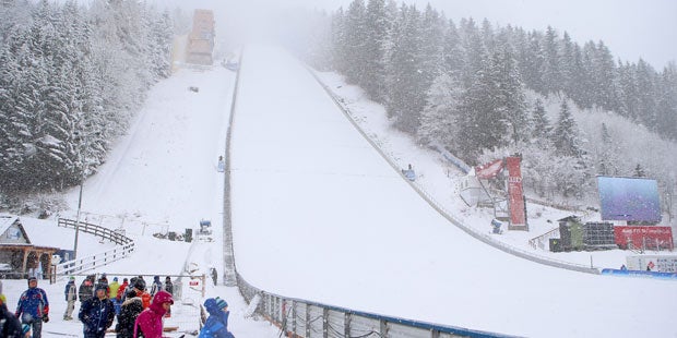 Wintersturm fegte über den Osten