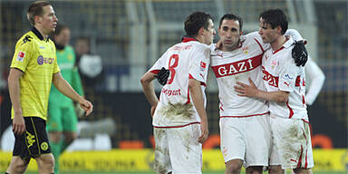 Stuttgart kn&uuml;pft Dortmund Punkt ab