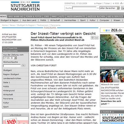 Das sagt die Welt zum Fritzl-Prozess