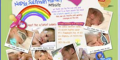 Achtlings-Mutter bittet um Spenden und Geschenke