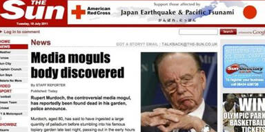 Schaum-Attacke auf Medien-Zar Murdoch