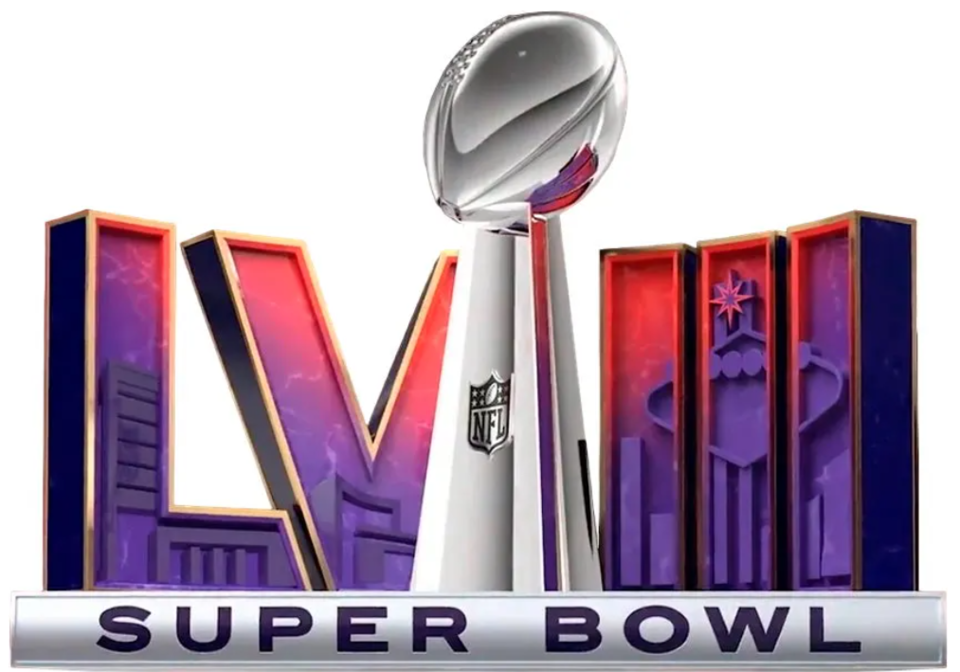 Das Logo von Super Bowl 58