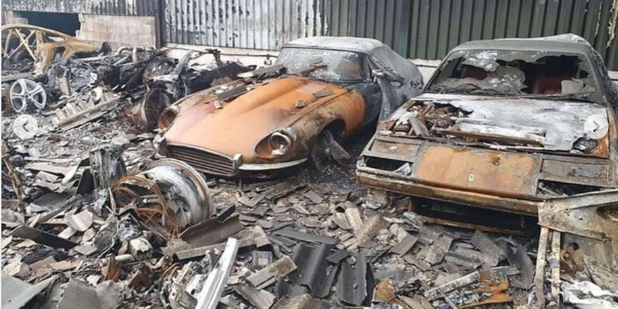 Feuer vernichtet 80 Supersportwagen und Oldtimer