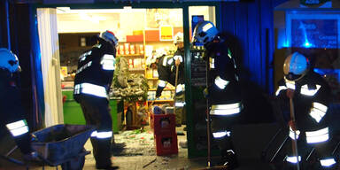 Unfall Supermarkt