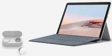 Surface Go 2 und Surface Earbuds starten