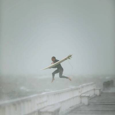 Sturm, Orkan und Schnee