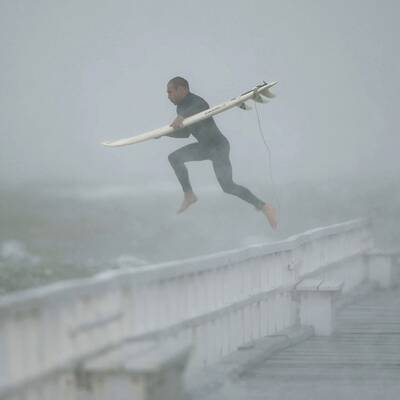 Sturm, Orkan und Schnee