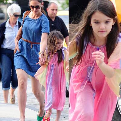Katie Holmes &  Suri: Gut drauf trotz Scheidung