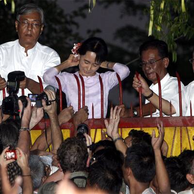 Suu Kyi ist endlich wieder frei