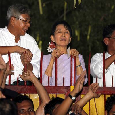 Suu Kyi ist endlich wieder frei