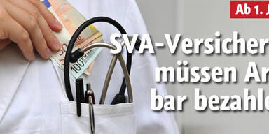 Unternehmer müssen Arzt bar bezahlen
