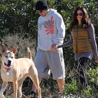 Channing Tatum & Frau: Spaziergang mit Hund.