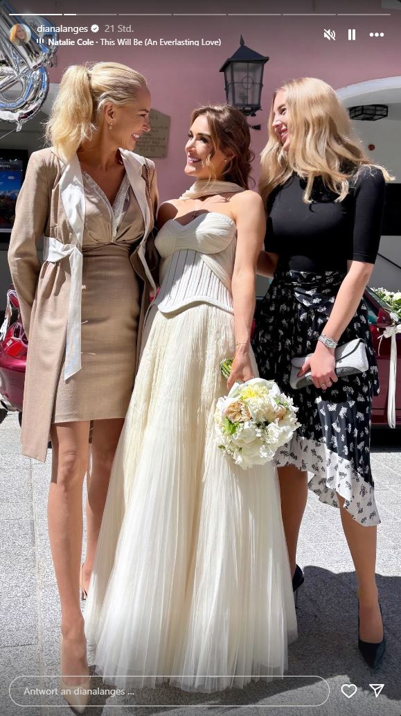 Diana Langes-Swarovski und Tochter Maria mit Alexandra Swarovski