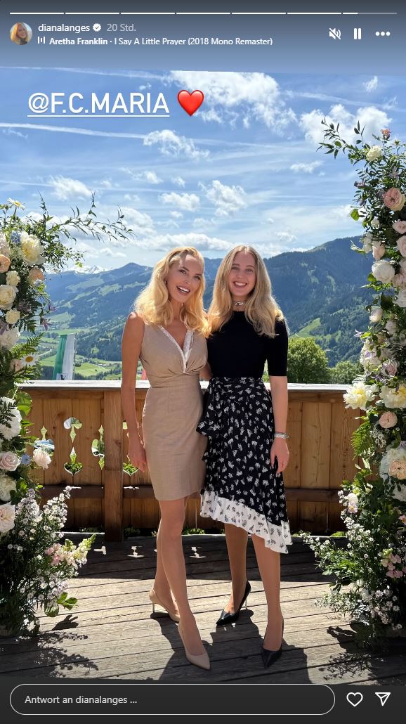 Diana Langes-Swarovski mit Tochter Maria