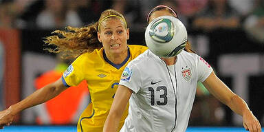 Frauen-WM: Charlotte Rohlin gegen Alex Morgan