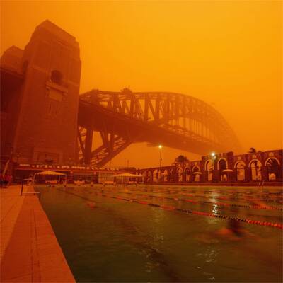 Staubsturm in Sydney
