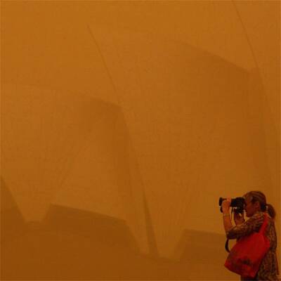 Staubsturm in Sydney