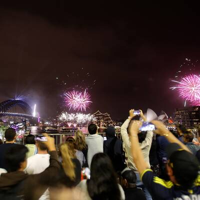 Rund eine Million Menschen am New Yorker Times Square