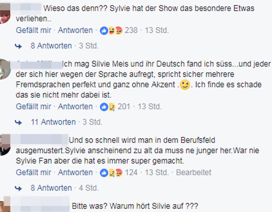 Sylvie Meis Kommentare