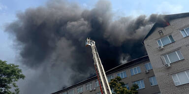 Russischer Bombenangriff auf Ukraine