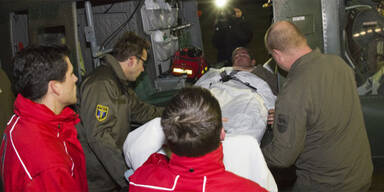 Verwundete Soldaten aus Nahost heimgekehrt 